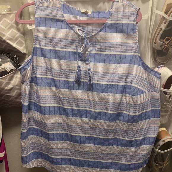 Talbots sleeveless blouse 3x - Picture 2 of 9